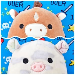 Squishmallow Harry & Rosie Flipamallow 5" UltraSoft Farm Pal Plush Toy NWT